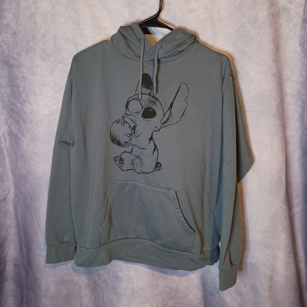 Disney Blue Stitch Character Hoodie